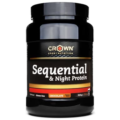 Pot de Crown Sport Nutrition Protéine à assimilation progressive & Night Protein