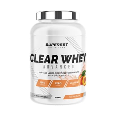Pot de Superset Nutrition 100% Clear Whey Advanced