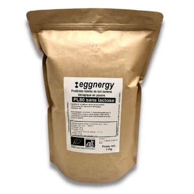 Pot de Eggnergy Protéine Lait Native bio sans lactose