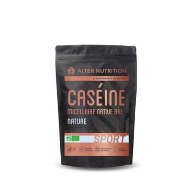 Pot de Alter Nutrition Caséine micellaire native Bio