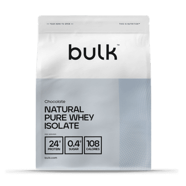 Pot de Bulk Isolat de whey protéine naturel