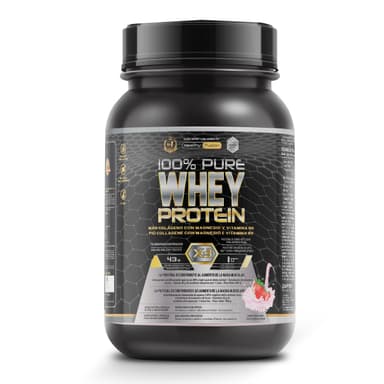 Pot de Healthy Fusion WHEY PROTEIN FRESA