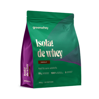 Pot de Greenwhey Isolat de Whey Native