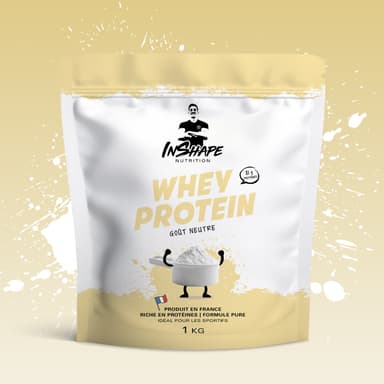 Pot de Inshape Nutrition whey protein